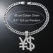 Trendy Diamond Shining Letter Pendant Necklace Hiphop Street Bounce Diamonds New Product_ipsvogv.com