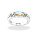 Ins High-end Niche Design Zircon Coral Bubble Horus Eye 2.0 Color Single Diamond Ring_ipsvogv.com