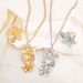 Personalized minimalist metal style earrins with hih-end fashion temperament, flower necklace, niche and versatile_ipsvogv.com