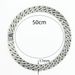 Unisex 17mm Alloy Diamond Necklace For Men Fashion Brand Hip Hop Style Cuban Bracelet_ipsvogv.com