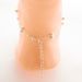 Fashion Double Infinite Simulated Pearl Pendant Anklet Foot Chain Summer Bracelet Charm 2 Color Anklets Foot Jewelry_ipsvogv.com