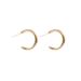 Simple style copper plated gold half circle C shaped personality accessories ins net red fashion earrings female_ipsvogv.com