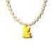 Fashion Jewelry Simple Candy Color Bear Pendant Women's Necklace Clavicle Chain_ipsvogv.com