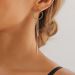 Geometric Hollow Round Long Fringed Earrings, Fashionable Light Luxury Niche Long Earrings Spice Girl_ipsvogv.com