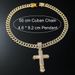 Personalized Cross Full Pendant Hip Hop Diamond Set Cuban Necklace_ipsvogv.com