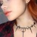 Unisex Cross Rivet Exaggerated Punk Female Necklace Male Y2k Irregular Subculture Niche Clavicle Chain Hip Hop Necklace_ipsvogv.com