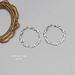 Women's earrings silver needle metal circle earrings twisted hollow earrings female exaggerated earrings earrings jewelry_ipsvogv.com