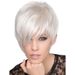 Women's Simple Style Casual High Temperature Wire Long Bangs Short Straight Hair Wigs_ipsvogv.com