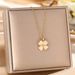 Korean Version Of Luxury Titanium Steel Necklace, Women's Cat's Eye Stone, Four Leaf Clover, Light Luxury, Niche Design,_ipsvogv.com