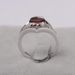 Inlaid Pomegranate Red Zircon Ring Simple And Fashionable Women's Instagram Internet Celebrity Handmade_ipsvogv.com