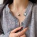 Silver Gray Shijia Pearl Zircon For Women With A High-end Feel, Light Luxury, Niche Collarbone Chain Temperament, Simple_ipsvogv.com