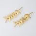 Sterling Silver Korean Style Niche Design Sense Zircon Fish Bone Earrings Korean Style Fashionable INS Women's High Sense Earrings_ipsvogv.com