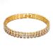 Zhongyi Full Rhinestone Unisex Hip-Hop Double Row Bracelet_ipsvogv.com