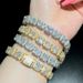 Women's Jewelry Fashion Light Luxury High End Square Zircon Bracelet Hip Hop Punk Women's Zircon Jewelry_ipsvogv.com