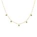 Women's Jewelry Malachite Necklace Simple Clavicle Chain New Titanium Steel Non Fading Necklace Jewelry_ipsvogv.com