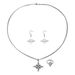 Hip Hop Style Women's Jewelry Set Personalized Index Finger Ring Design Earring Ring Niche Long Necklace Accessories_ipsvogv.com