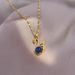 【 】 Temperature Sensitive Stone Color Changing Swan Titanium Steel Necklace For Female Trendy Ins Micro Inlaid With_ipsvogv.com