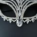 New fashion personality rhinestone mask party geometric hollow mask Halloween dance face decoration Mask_ipsvogv.com