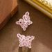 Korean Version Of New Exquisite Sweet Zircon Inlaid Butterfly With Full Diamonds, Feminine Temperament, Simple And_ipsvogv.com