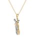 New Creative Couple Pendant Copper Gold Plated Versatile Jewelry Combination Detachable Personalized Men's And Women's_ipsvogv.com