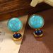 Turquoise Earrings For Women French Retro Niche Earrings Peacock Tassel Hollow High End Niche Design Earrings_ipsvogv.com