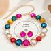 American minimalist hip-hop style neckchain earring set, versatile with inlaid colored diamonds, long necklace,_ipsvogv.com