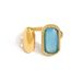 Gold Retro Luxury AAA Colored Zircon Adjustable Stainless Steel Ring For Women Fashion Gift_ipsvogv.com