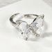 Summer Fragmented Ice Blue Butterfly Ring, Female Niche Design, Light Luxury, High Grade, Finger Ring 2024 New Edition_ipsvogv.com