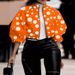 Women's Clothing Fashion Temperament Polka Dot Printed Short Top Jacket_ipsvogv.com