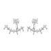 S925 Silver Women's Earrings Crescent Moon With Adjustable Height And Multiple Wearing Methods 50 Points Moissanite Earrings_ipsvogv.com