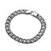 Cuban Sterling Silver For Men Birthday Gift Handmade Light Luxury Tang Grass Pattern Men's Jewelry Bracelet_ipsvogv.com