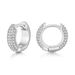Unisex hot selling micro inlaid diamond zircon ear clips for men and women hip hop earrings gold plated earrings_ipsvogv.com