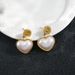 Japanese Korean Style Titanium Steel For Women, Small, Simple, Sweet Heart-shaped With A Cold And Niche Design,_ipsvogv.com