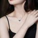 Green Malachite Necklace Forest Style S925 Sterling Silver Butterfly Necklace Bracelet Necklace Double Wear_ipsvogv.com