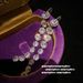 Jewelry Cardamom Gourd Shell Bead Necklace Sparkling Large Carat Zircon Dynamic Earring Set_ipsvogv.com
