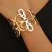 Fashion Jewelry Women's Gold Arm New Exaggerated Bohemian Style Bracelet_ipsvogv.com
