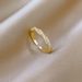 【 Real Gold 】 Cross Twisted Full Diamond with Adjustable Opening, Simple Handmade Ring, Couple's Pair Ring_ipsvogv.com