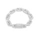 Unisex New T Square Mixed Inlaid Zircon Circulation Bracelet Trendy Brand Popular Personality Men's Hip Hop Bracelet_ipsvogv.com