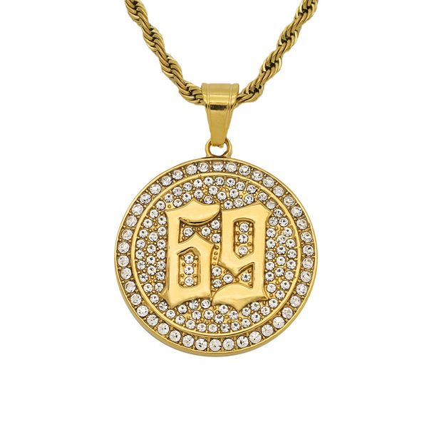 Live Streaming New Internet Celebrity 6ix9ine Rapper 69 Stainless Steel Pendant Item_ipsvogv.com