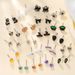 Women’s Jewelry Set Fashion Earrings Halloween Series Pumpkin Ghost Cat Earrings Cartoon Funny Eyes Spider Earrings For Women_ipsvogv.com