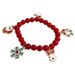 Stretchy Christmas Beaded Bracelet With 8mm Natural Stone For Men And Women, Handmade Holiday Jewelry Gift Natural Stone 8mm Beaded Elastic Bracelet_ipsvogv.com