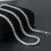 2023 Stainless Square Pearl Titanium Steel Lock Bone Single Necklace Men's Matching Chain_ipsvogv.com