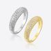 S Silver Street Cuba Multiple Rows Full Diamond For Men And Women Ins Trendy Hip Hop Personalized High End Niche Rings_ipsvogv.com