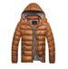 Men's autumn and winter cotton-padded jacket men stand collar men slim warm men cotton-padded jacket jacket_ipsvogv.com