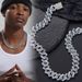 New Heavy Industry Full Cuban Chain Necklace Advanced Hip Hop Men's Pendant Accessory with Diamond_ipsvogv.com