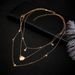 Jewelry New Fashion Gold Love Star Micro Diamond Multi Layered Necklace Ornament_ipsvogv.com