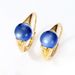 Egg Shaped Candy Earrings For Women S925 Silver Inlaid With Colored Gemstones Three Dimensional Earrings Fashion Classic Simplicity_ipsvogv.com