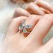 Cao Shi's a Popular Female Online Live Broadcast, Same Light Luxury Bowknot Zircon Ring for Women_ipsvogv.com