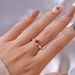 Small version of Korean style adjustable plain for women, versatile and set with zircon heart design , index finger_ipsvogv.com