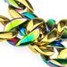 Men Woman 316L Stainless Steel Color & Rainbow 24mm Solid Heavy Bracelet Bangle_ipsvogv.com
